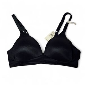 NEW Aerie Real Sunnie Wireless Bra in Black Size 32B
